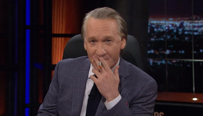 Bill-Maher-Lights-Up-A-Joint-and-Discusses-Pot-Problem-In-America