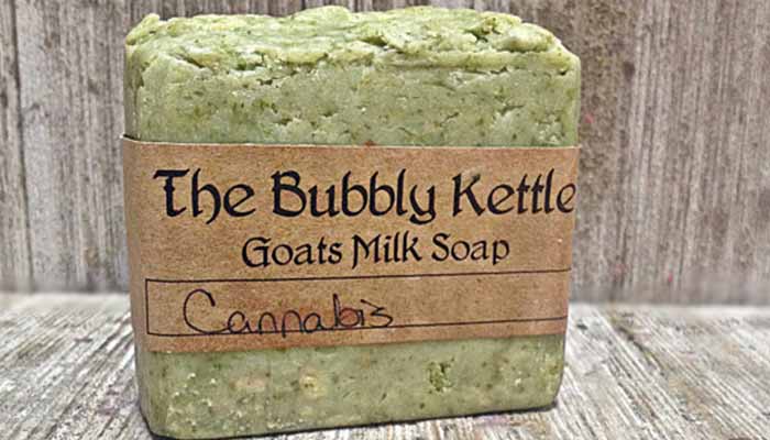 Cannabis-scented-goats-milk-soap