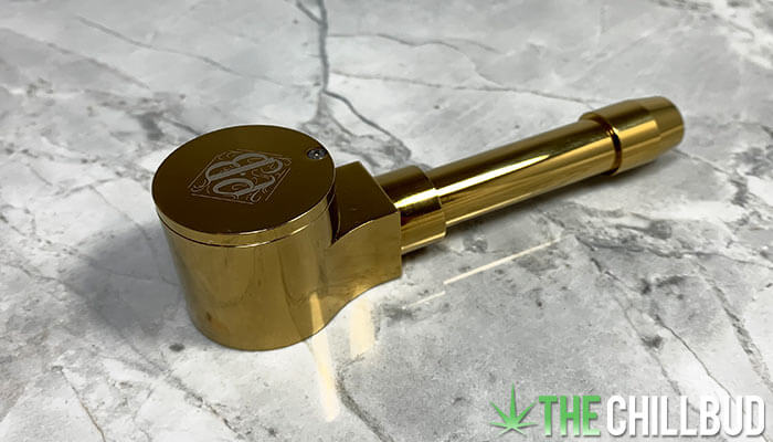 The Brockton Brass Smoking Pipe